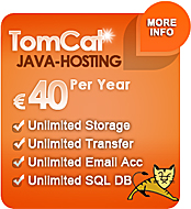 JAVA Tomcat Web Hosting